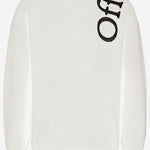 MAGLIA IN MISTO LANA CON LOGO 44MHE20QF26K001 110 OFF-WHITE 