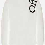 MAGLIA IN MISTO LANA CON LOGO 44MHE20QF26K001 110 OFF-WHITE 