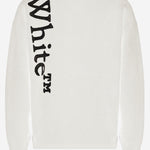 MAGLIA IN MISTO LANA CON LOGO 44MHE20QF26K001 110 OFF-WHITE 