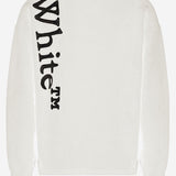 MAGLIA IN MISTO LANA CON LOGO 44MHE20QF26K001 110 OFF-WHITE 