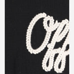 MAGLIONE IN LANA CON LETTERING LOGO 44MHE212F26K002 001 OFF-WHITE 