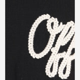 MAGLIONE IN LANA CON LETTERING LOGO 44MHE212F26K002 001 OFF-WHITE 