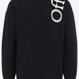 MAGLIA IN MISTO LANA CON LOGO 44MHE213F26K001 001 OFF-WHITE 