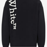 MAGLIA IN MISTO LANA CON LOGO 44MHE213F26K001 001 OFF-WHITE 