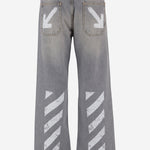 JEANS IN DENIM DI COTONE 44MYA18JF26D003 020 OFF-WHITE 