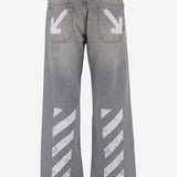 JEANS IN DENIM DI COTONE 44MYA18JF26D003 020 OFF-WHITE 