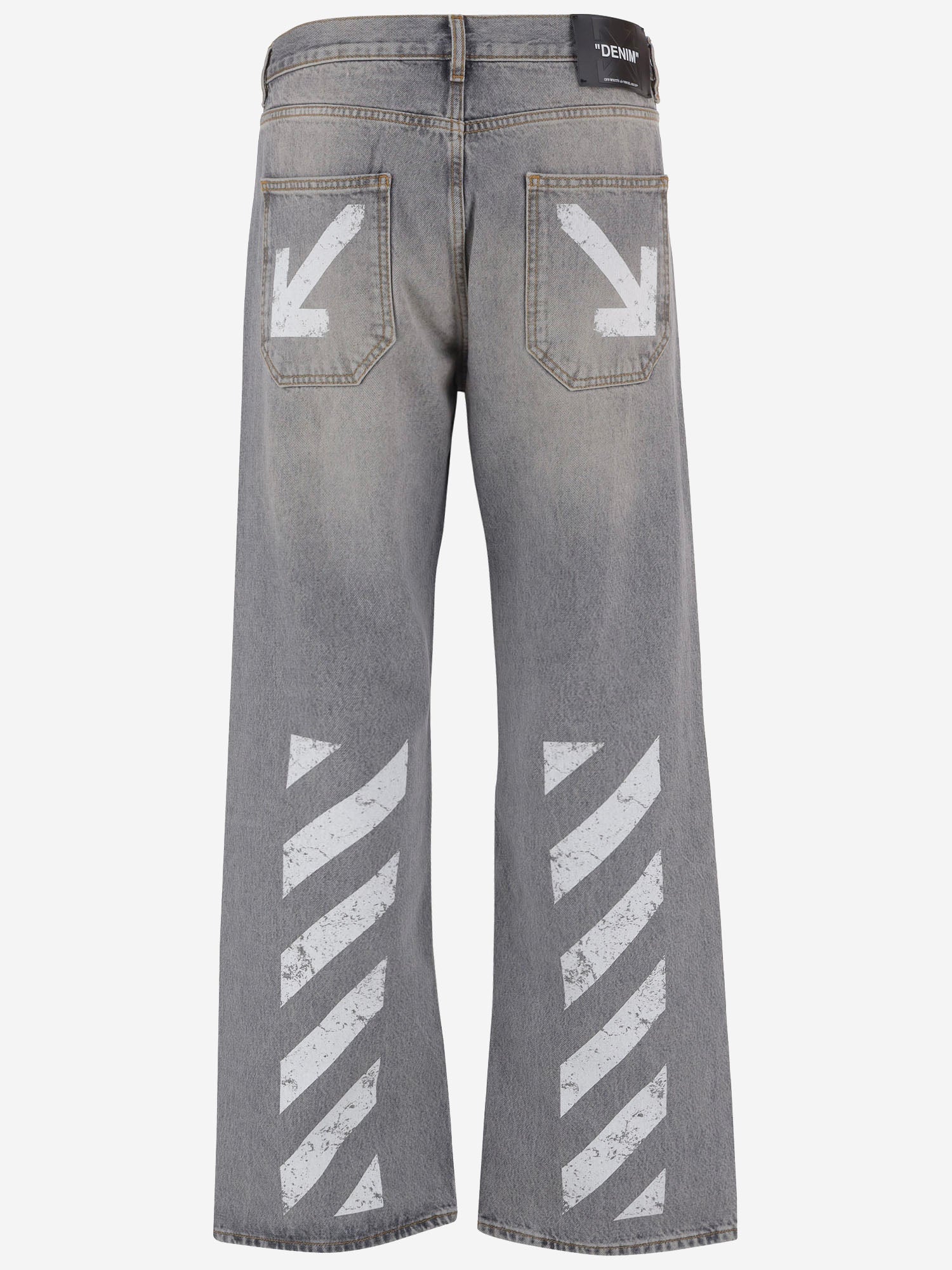 JEANS IN DENIM DI COTONE 44MYA18JF26D003 020 OFF-WHITE 