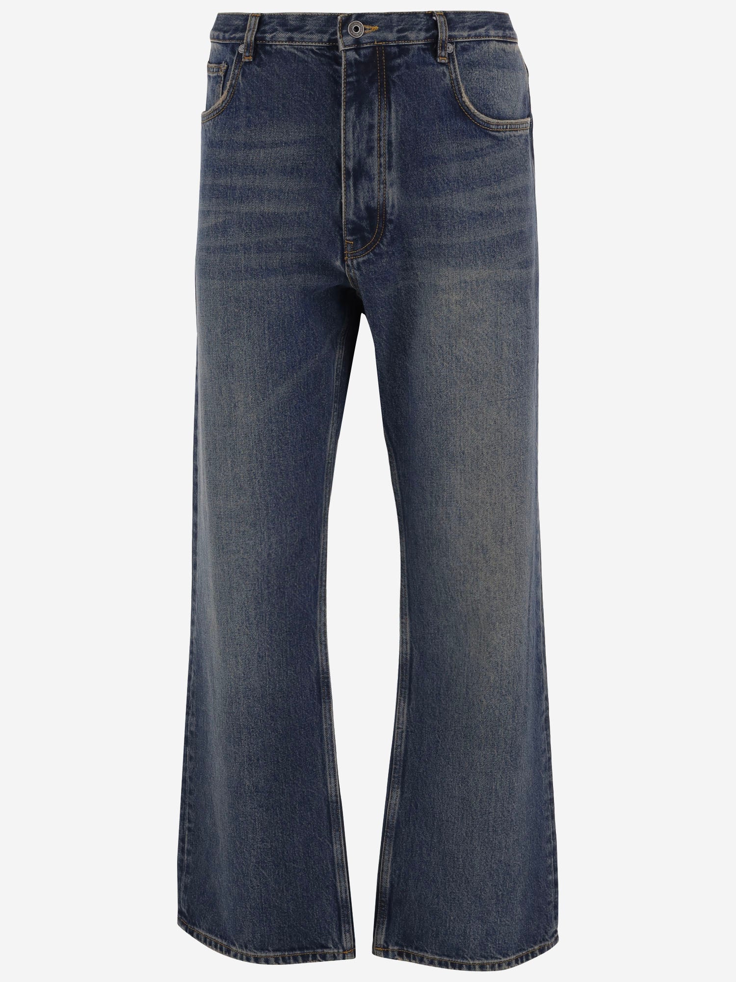 JEANS IN DENIM DI COTONE 44MYA18JF26D005 461 OFF-WHITE 