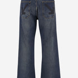JEANS IN DENIM DI COTONE 44MYA18JF26D005 461 OFF-WHITE 