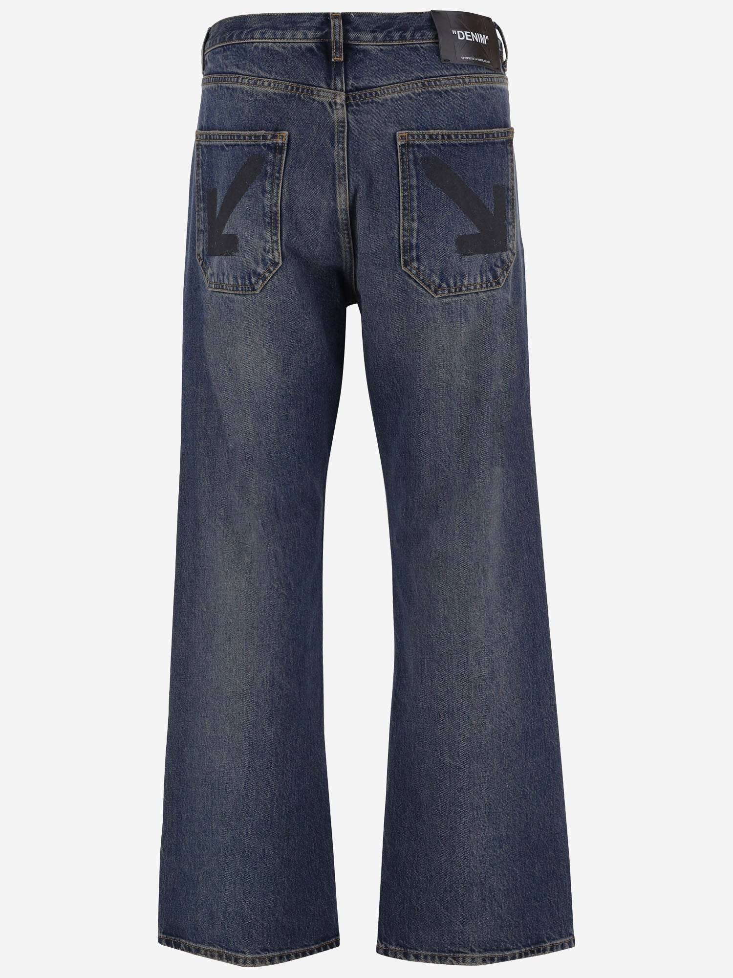 JEANS IN DENIM DI COTONE 44MYA18JF26D005 461 OFF-WHITE 