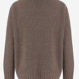 MAGLIA IN CASHMERE CON COLLO ALTO D306RC VAPOR OLIVER LATTUGHI 