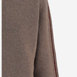MAGLIA IN CASHMERE CON COLLO ALTO D306RC VAPOR OLIVER LATTUGHI 