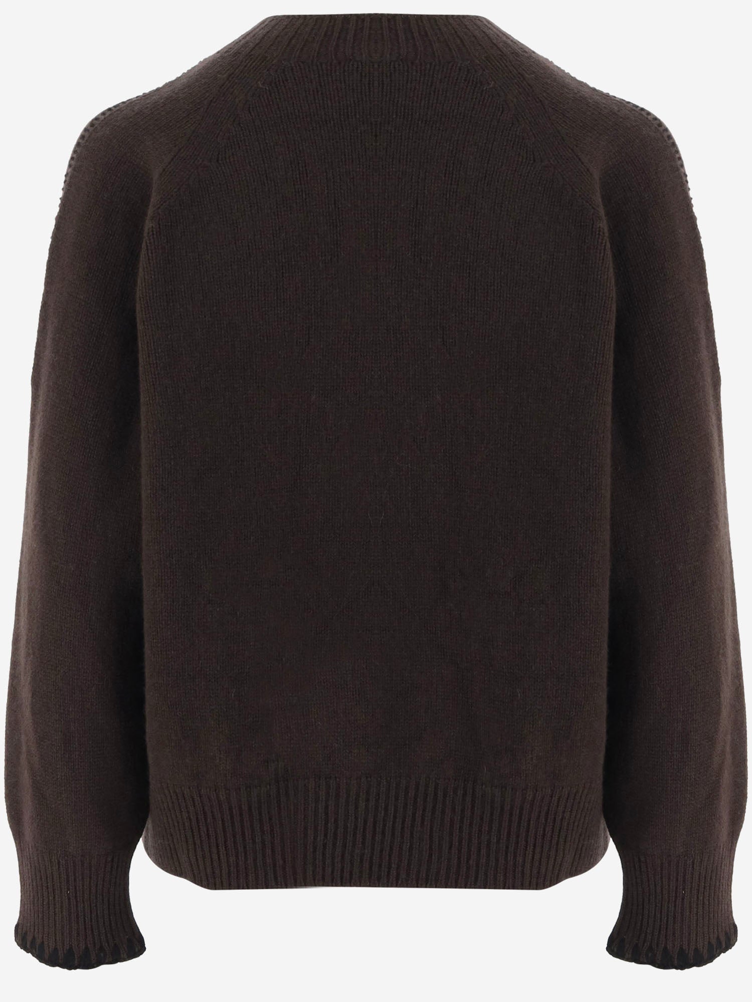 MAGLIA IN CASHMERE D307RC COFFEE OLIVER LATTUGHI 