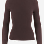 MAGLIA IN CASHMERE D340WS CHOCOLATE OLIVER LATTUGHI 