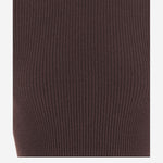 MAGLIA IN CASHMERE D340WS CHOCOLATE OLIVER LATTUGHI 