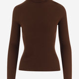 MAGLIA IN CASHMERE D341WS CHOCOLATE OLIVER LATTUGHI 