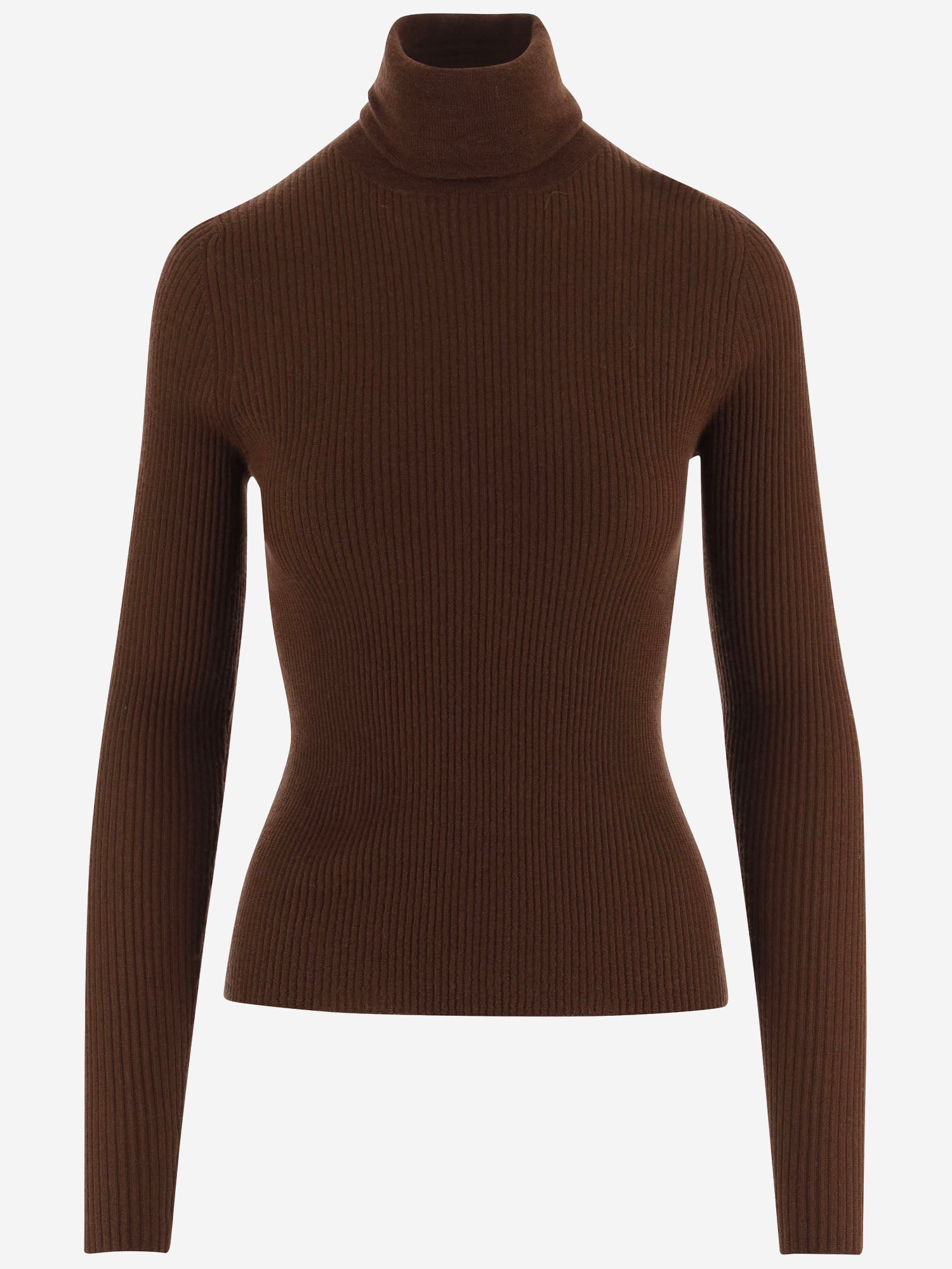 MAGLIA IN CASHMERE D341WS CHOCOLATE OLIVER LATTUGHI 