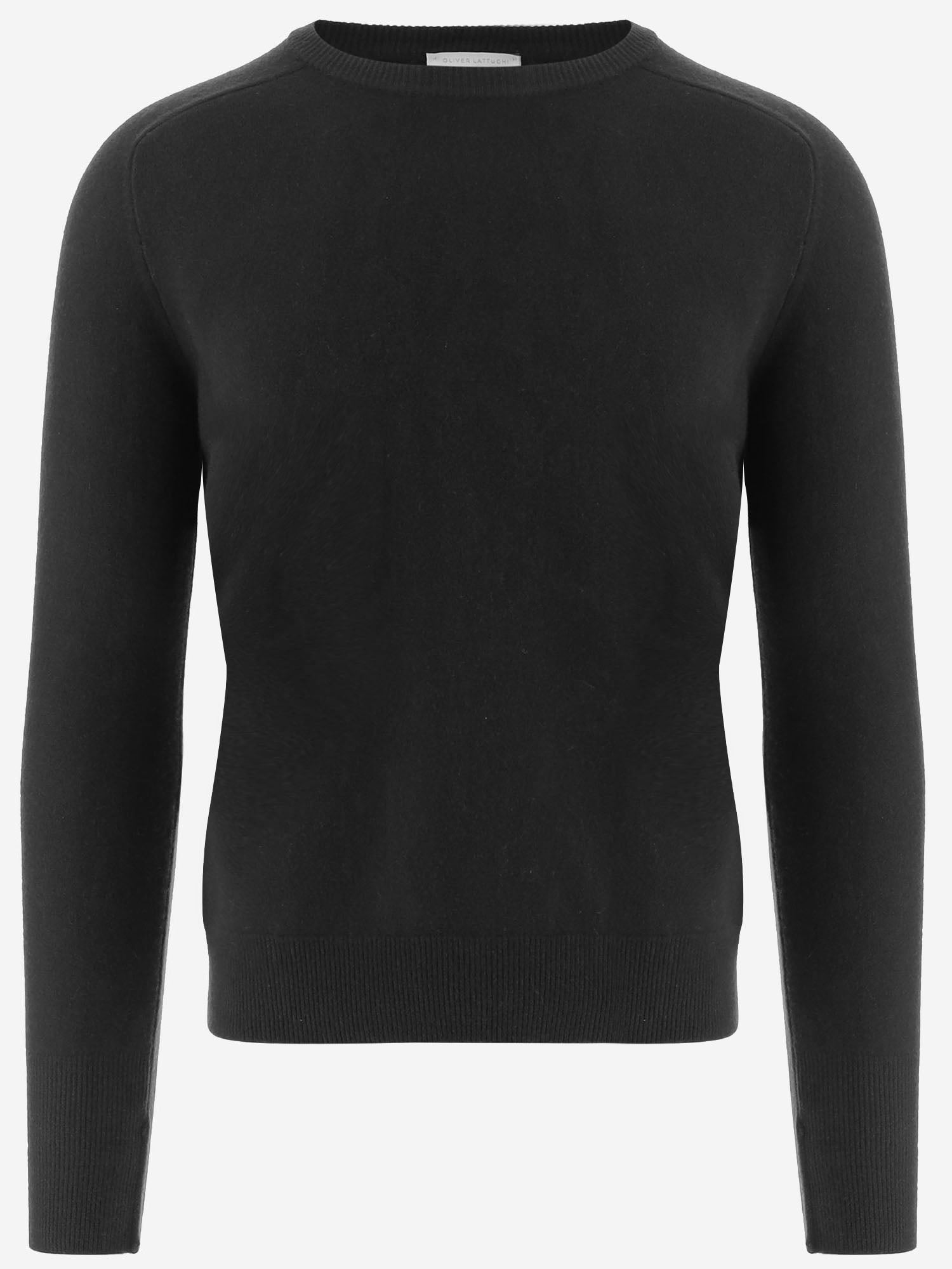 MAGLIA IN CASHMERE U214WS BLACK OLIVER LATTUGHI 