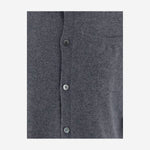CARDIGAN IN CASHMERE U216WS SLATE OLIVER LATTUGHI 