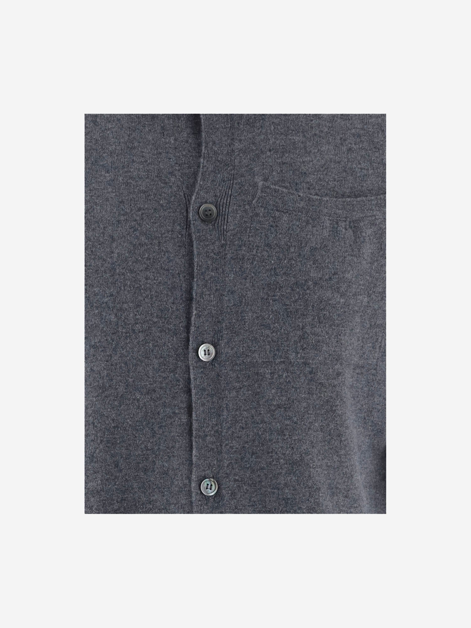 CARDIGAN IN CASHMERE U216WS SLATE OLIVER LATTUGHI 