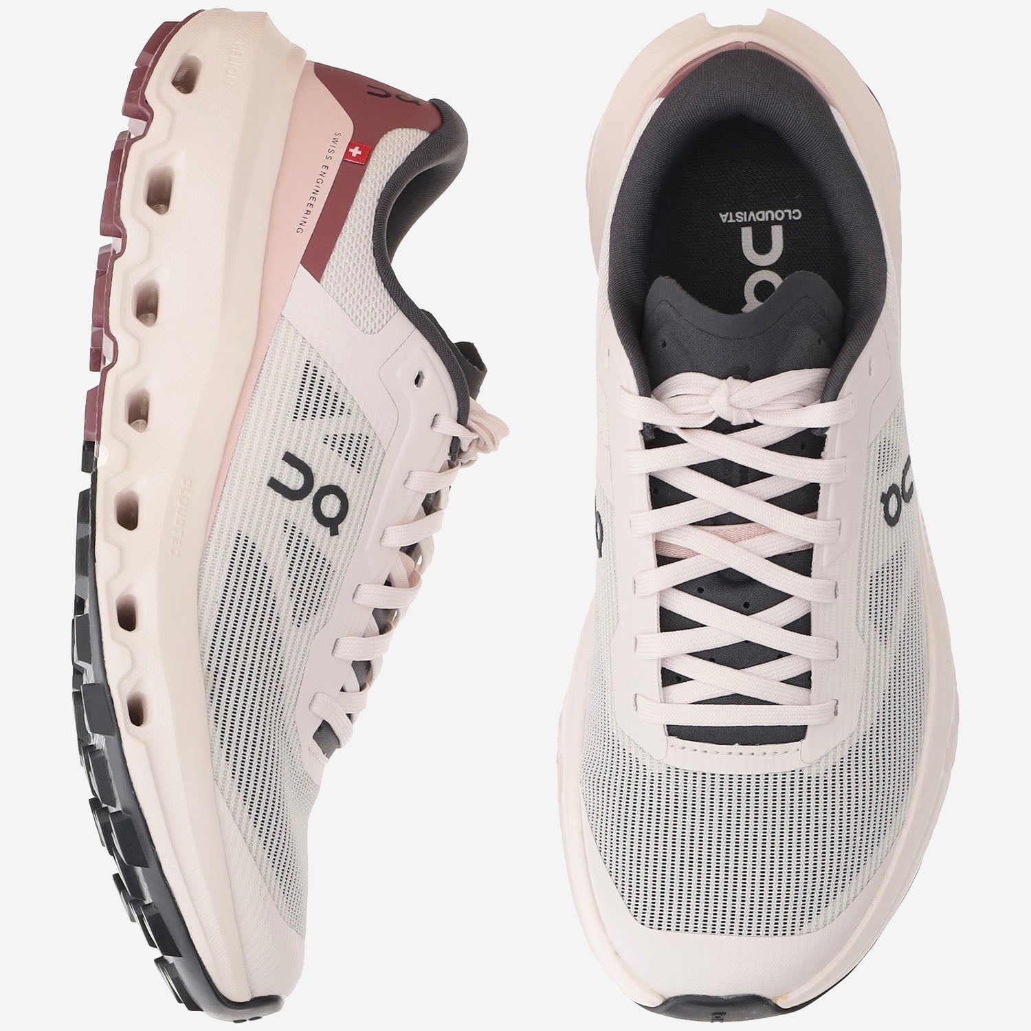 Sneakers cloudvista 3 3WG30195308 OYSTERBARBERRY ON RUNNING 
