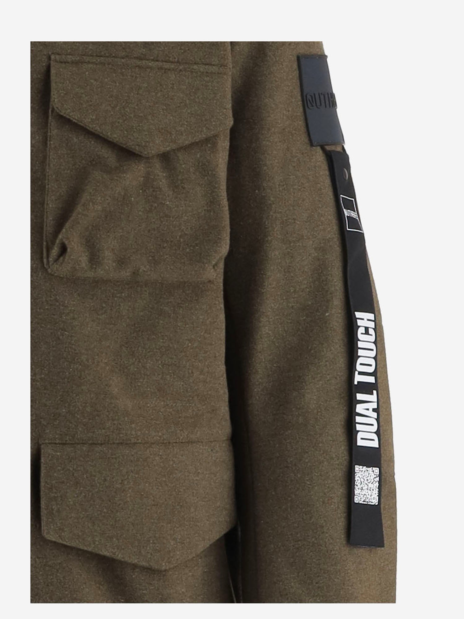 GIUBBOTTO TECNICO IN MISTO LANA CON TASCHE MULTIPLE 4631M561C233 1942 OUTHERE 