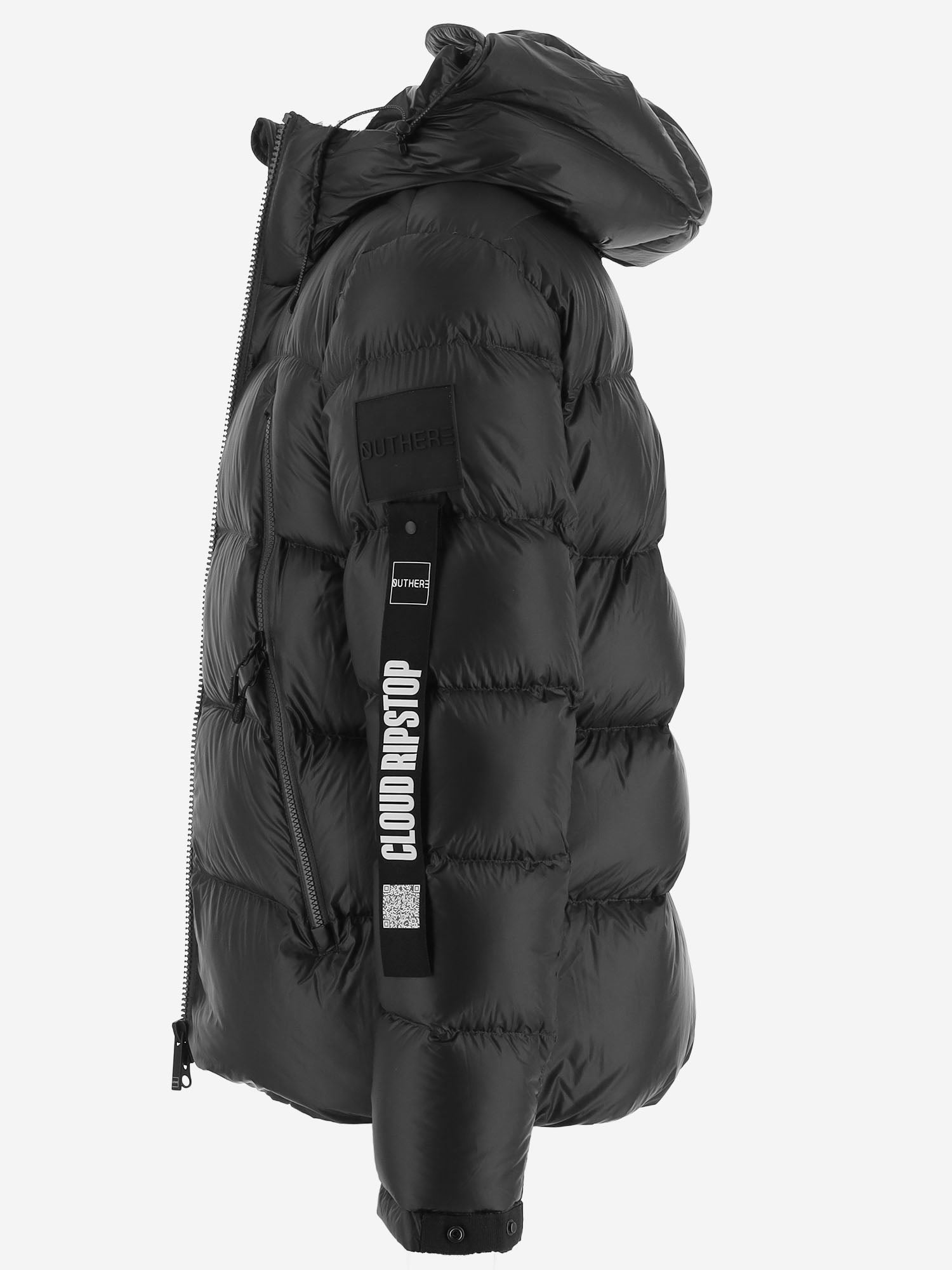 PIUMINO TRAPUNTATO IN NYLON CON CAPPUCCIO 4640M507C032 1749 OUTHERE 