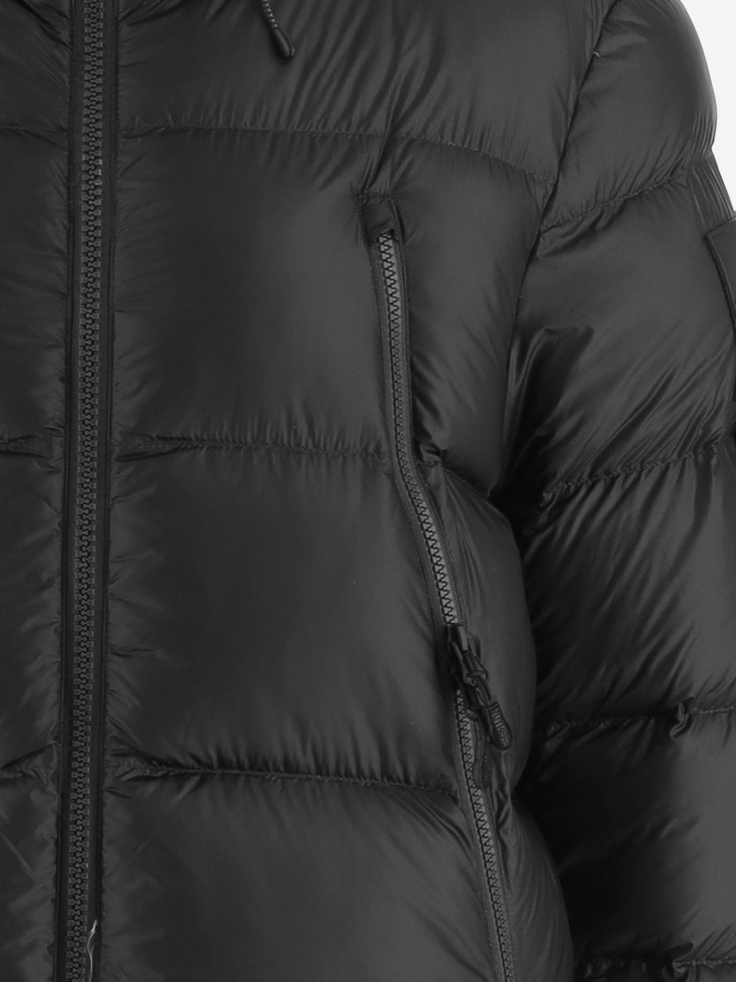 PIUMINO TRAPUNTATO IN NYLON CON CAPPUCCIO 4640M507C032 1749 OUTHERE 