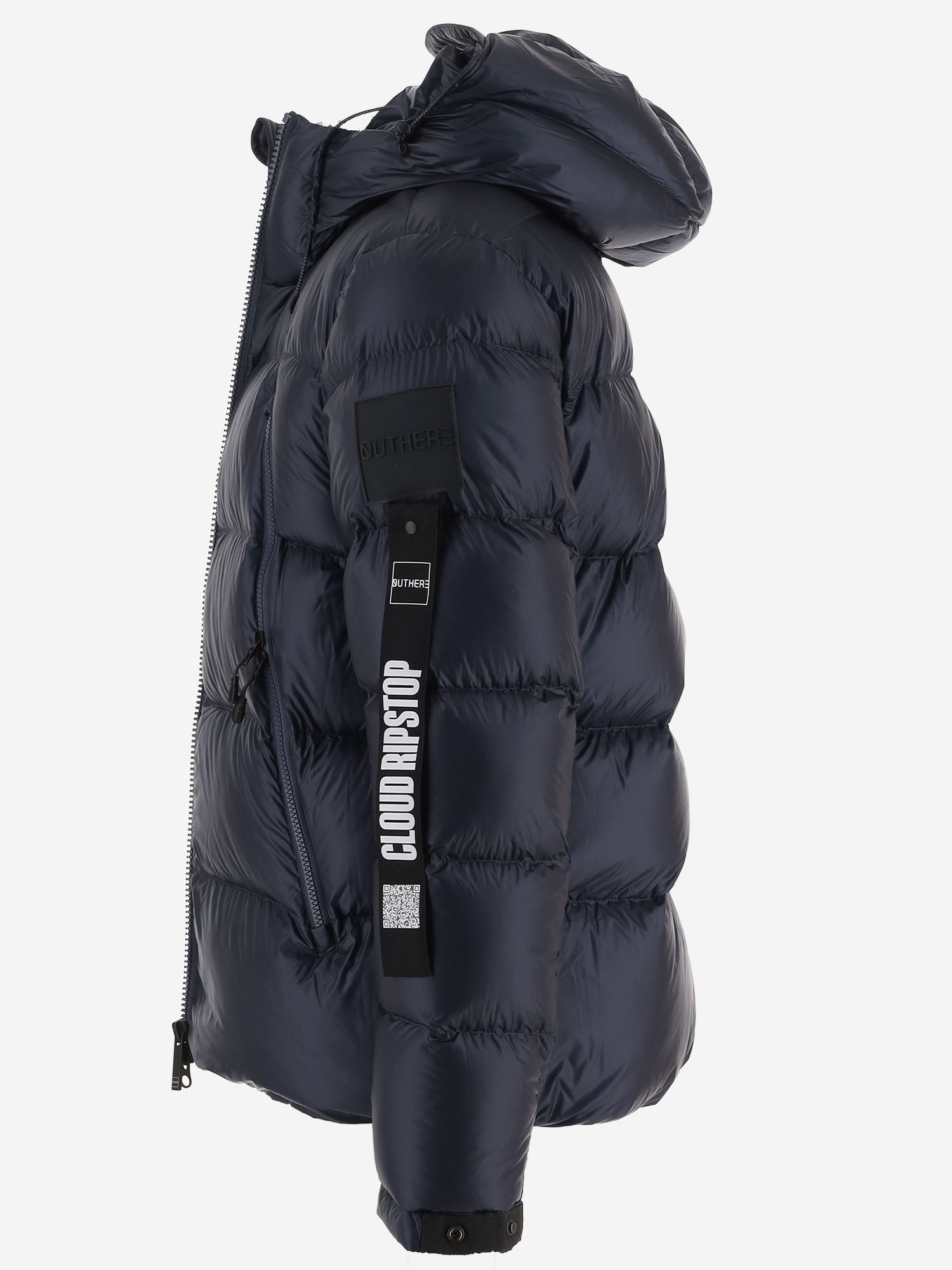 PIUMINO TRAPUNTATO IN NYLON CON CAPPUCCIO 4640M507C032 1844 OUTHERE 