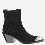 STIVALETTI IN SUEDE PX2063 XV003BLACK PARIS TEXAS 