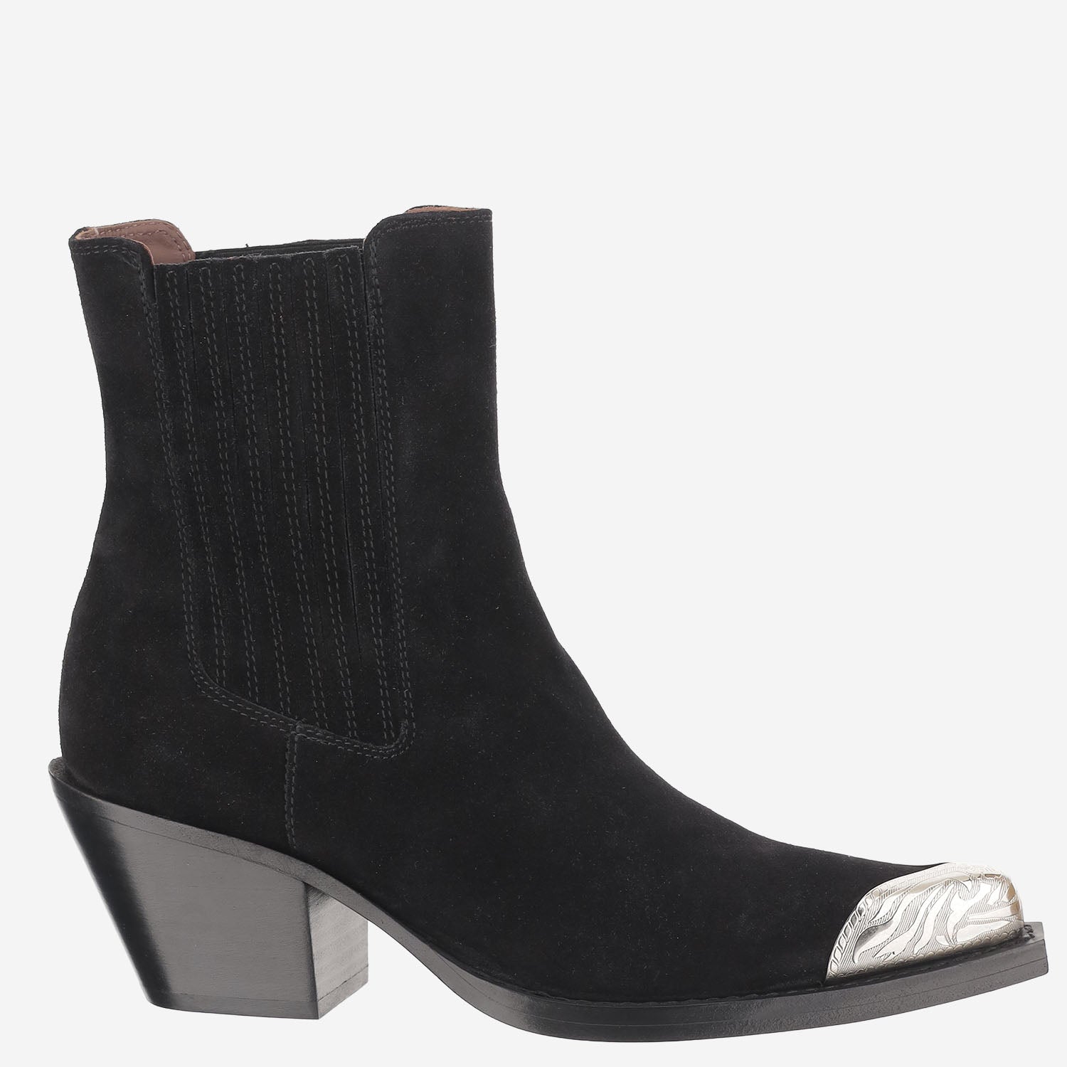STIVALETTI IN SUEDE PX2063 XV003BLACK PARIS TEXAS 