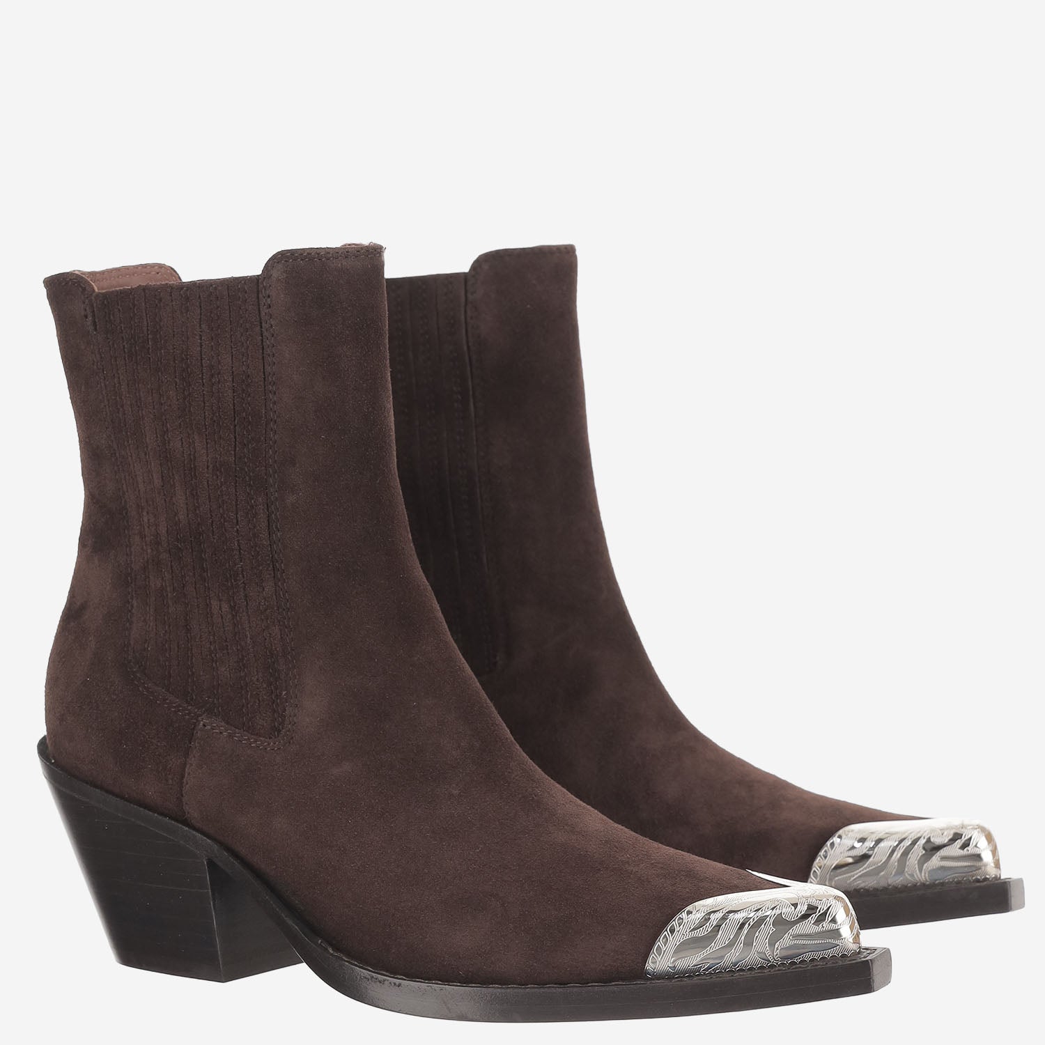 STIVALETTI IN SUEDE PX2063 XV003CIOCCOLATO PARIS TEXAS 