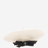 BERRETTO DI LANA CON FIOCCO IN GROSGRAIN AC1120235 090C PATOU 