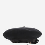 BERRETTO DI LANA CON FIOCCO IN GROSGRAIN AC1120235 999B PATOU 