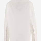 BLUSA IN COTONE CON COLLETTO ANNODATO BL0630017 001W PATOU 
