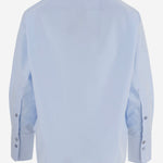 BLUSA IN COTONE CON COLLETTO ANNODATO BL0630017 646B PATOU 