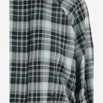 BLUSA IN COTONE CON MOTIVO CHECK E MANICHE ANNODATE BL0640266 5093 PATOU 