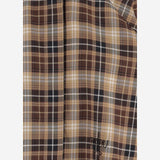 BLUSA IN COTONE CON MOTIVO CHECK E MANICHE ANNODATE BL0640266 5108 PATOU 