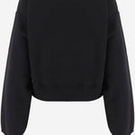 FELPA IN COTONE CON APPLICAZIONE JE2649995 999B PATOU 