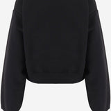 FELPA IN COTONE CON APPLICAZIONE JE2649995 999B PATOU 