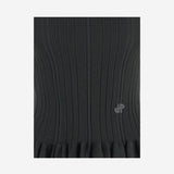 MAGLIA IN MISTO LANA STRETCH CON VOLANT KN3508095 758G PATOU 