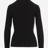 MAGLIA CON VOLANT IN LANA MERINO KN3518095 999B PATOU 