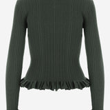 MAGLIA slim fit in lana merino KN3528095 758G PATOU 