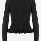MAGLIA slim fit in lana merino KN3528095 999B PATOU 