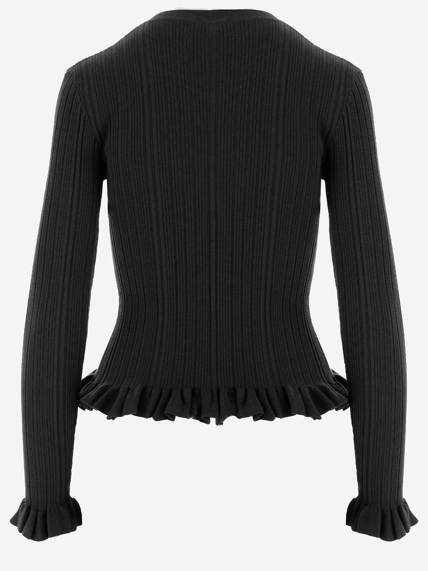 MAGLIA slim fit in lana merino KN3528095 999B PATOU 