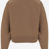 MAGLIONE IN LANA E CASHMERE CON LOGO KN3708101 817B PATOU 