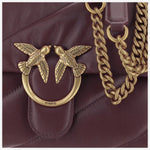 BORSA LOVE CLASSIC PUFF 100038 A0F2WW5Q PINKO 