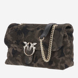 BORSA A TRACOLLA LOVE BAG CAMO 100038A 3LRST3Y PINKO 