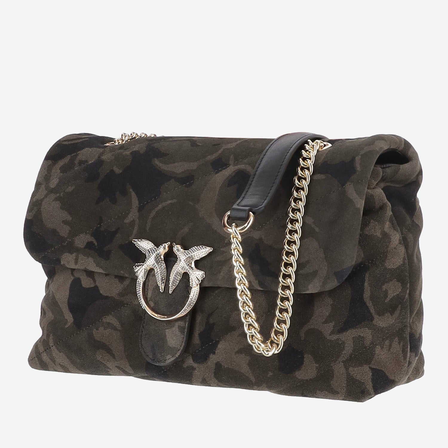 BORSA A TRACOLLA LOVE BAG CAMO 100038A 3LRST3Y PINKO 