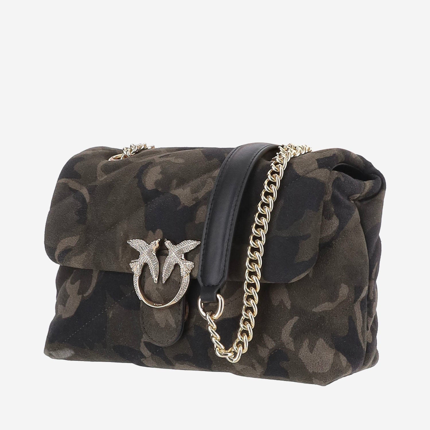 BORSA LOVE MINI PUFF CAMO 100039 A3LRST3Y PINKO 